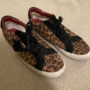 Vintage Havana leopard print sneakers